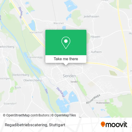 Карта Regadibetriebscatering