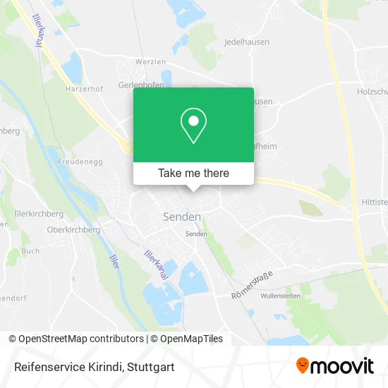 Карта Reifenservice Kirindi