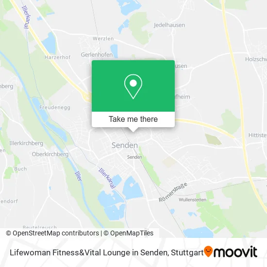 Карта Lifewoman Fitness&Vital Lounge in Senden