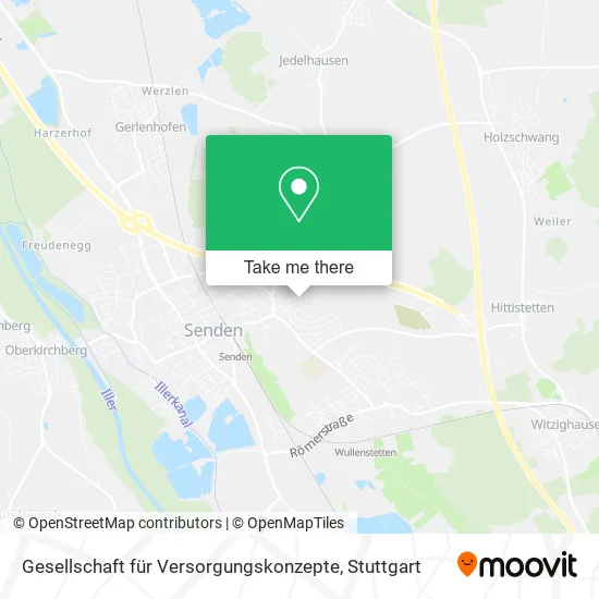 Карта Gesellschaft für Versorgungskonzepte