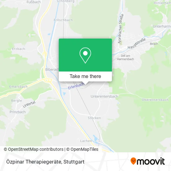 Карта Özpinar Therapiegeräte