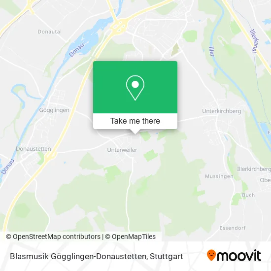 Карта Blasmusik Gögglingen-Donaustetten