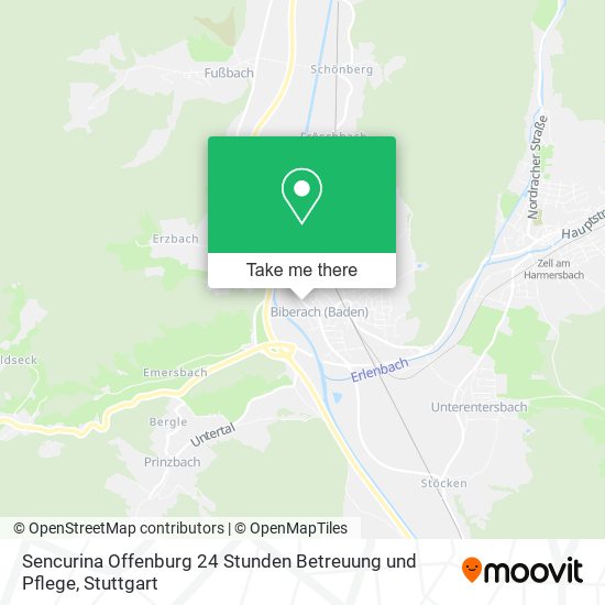 Sencurina Offenburg 24 Stunden Betreuung und Pflege map