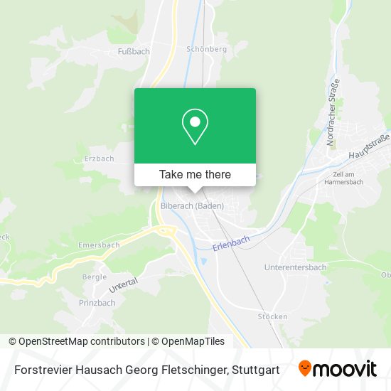 Карта Forstrevier Hausach Georg Fletschinger