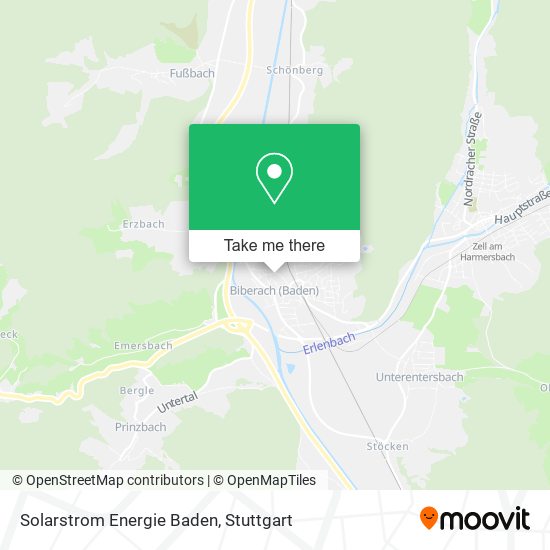 Карта Solarstrom Energie Baden