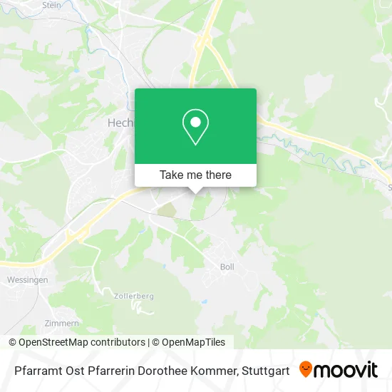 Карта Pfarramt Ost Pfarrerin Dorothee Kommer