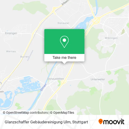 Карта Glanzschaffer Gebäudereinigung Ulm