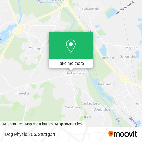 Dog Physio 305 map