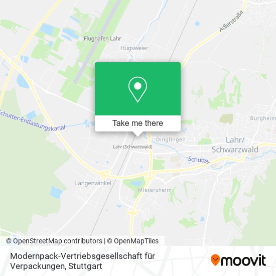 Modernpack-Vertriebsgesellschaft für Verpackungen map