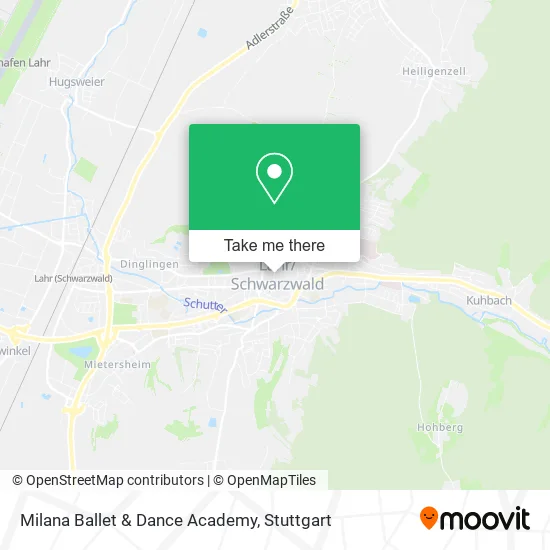 Карта Milana Ballet & Dance Academy
