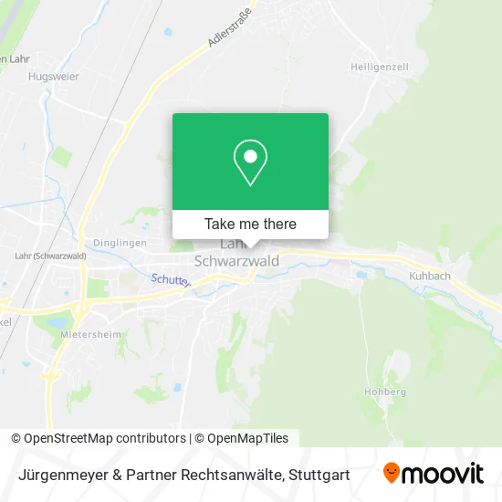 Карта Jürgenmeyer & Partner Rechtsanwälte