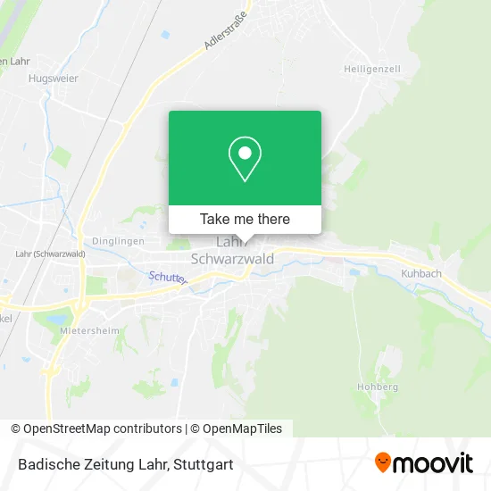 Карта Badische Zeitung Lahr