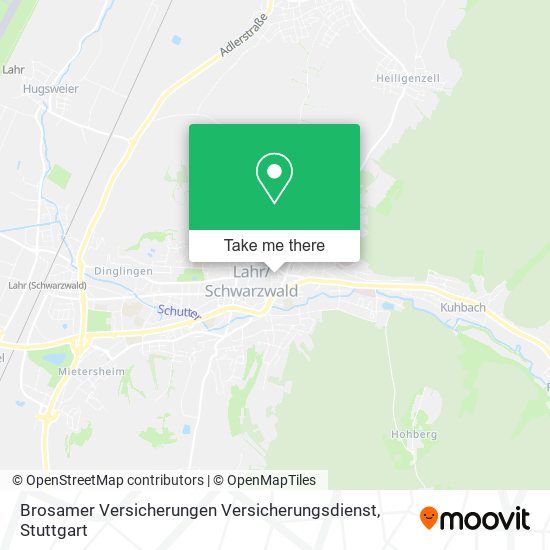 Brosamer Versicherungen Versicherungsdienst map