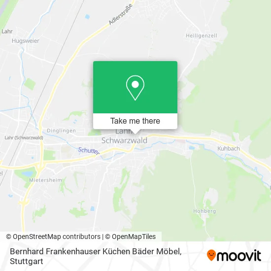 Карта Bernhard Frankenhauser Küchen Bäder Möbel
