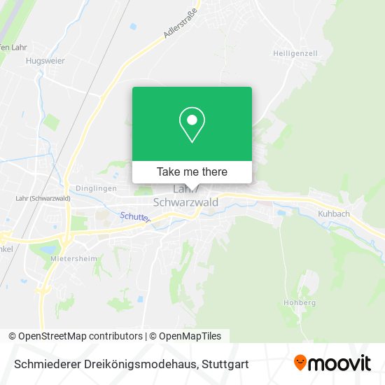 Карта Schmiederer Dreikönigsmodehaus