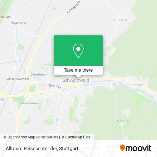 Карта Alltours Reisecenter der