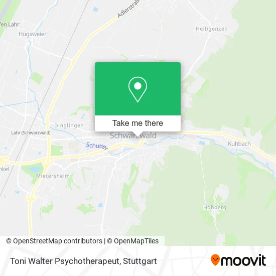 Карта Toni Walter Psychotherapeut