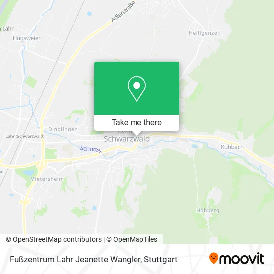 Карта Fußzentrum Lahr Jeanette Wangler