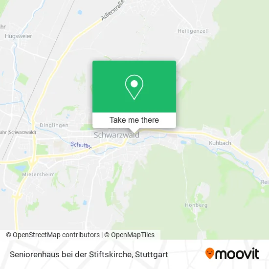 Карта Seniorenhaus bei der Stiftskirche