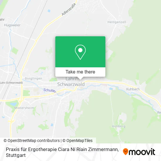 Praxis für Ergotherapie Ciara Ní Ríain Zimmermann map