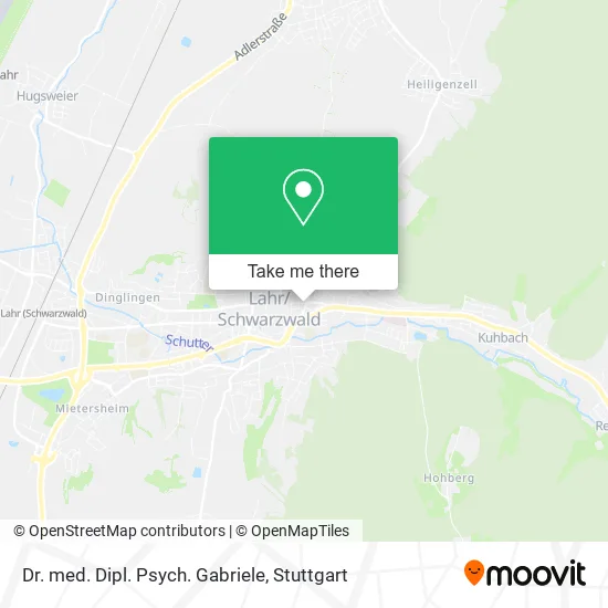 Карта Dr. med. Dipl. Psych. Gabriele