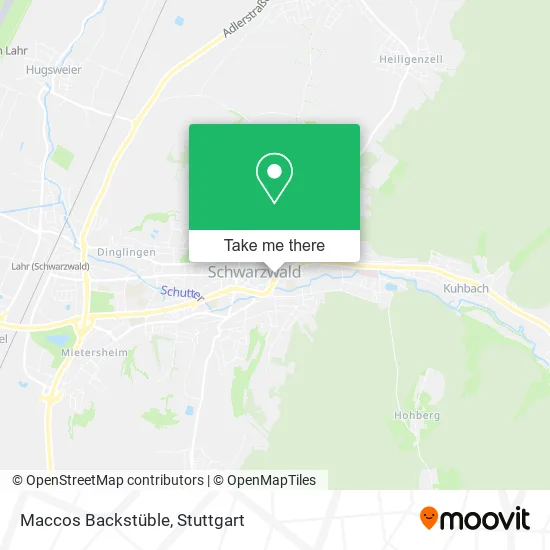 Карта Maccos Backstüble
