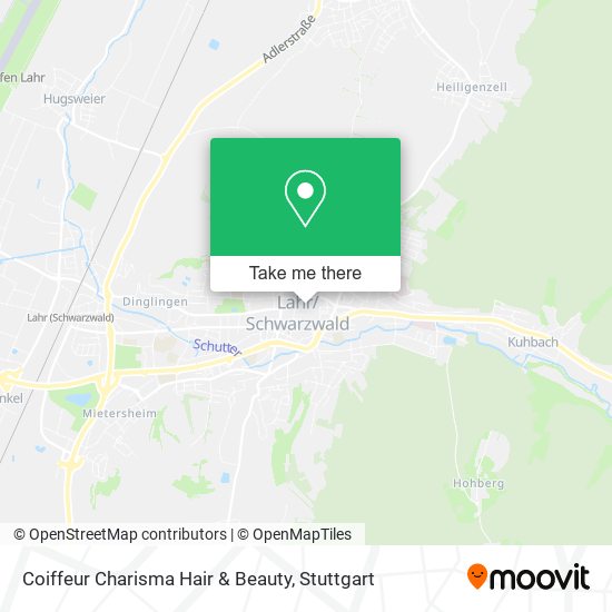 Coiffeur Charisma Hair & Beauty map