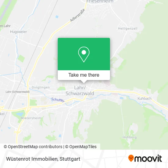 Карта Wüstenrot Immobilien