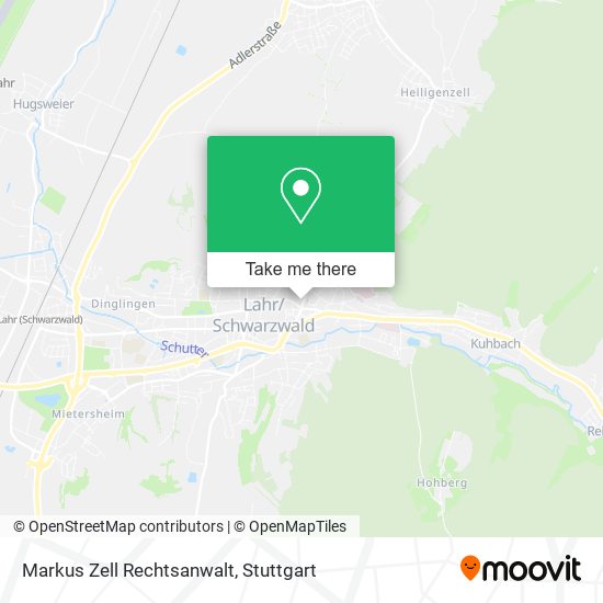 Markus Zell Rechtsanwalt map