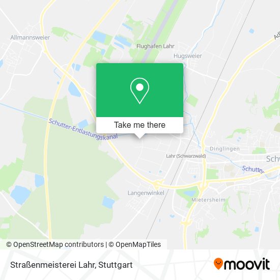 Карта Straßenmeisterei Lahr