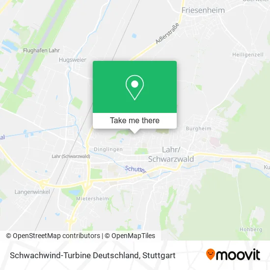 Карта Schwachwind-Turbine Deutschland