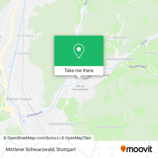 Карта Mittlerer Schwarzwald