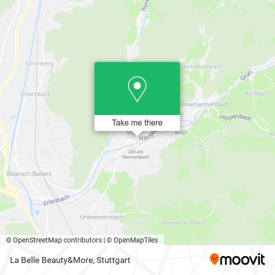 La Belle Beauty&More map