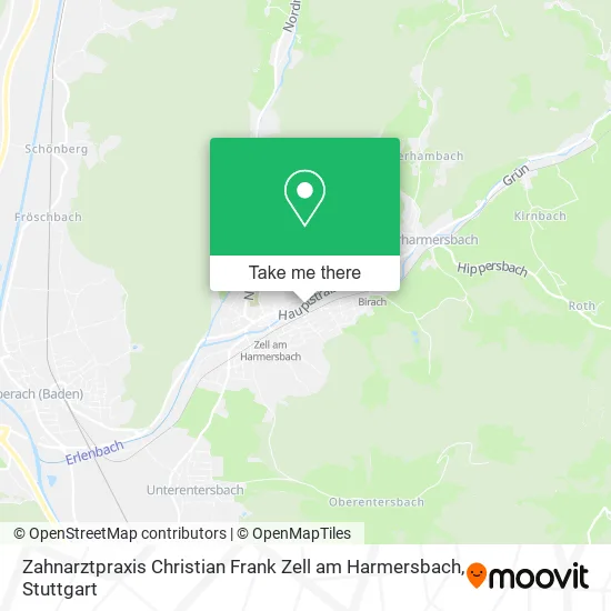 Карта Zahnarztpraxis Christian Frank Zell am Harmersbach