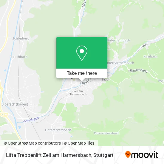 Карта Lifta Treppenlift Zell am Harmersbach