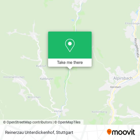Reinerzau Unterdickenhof map