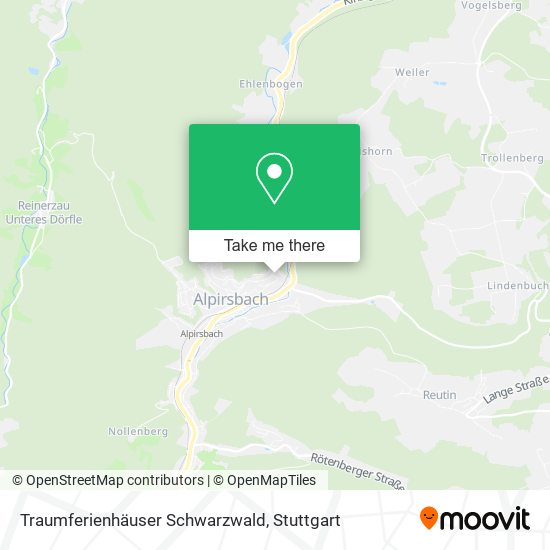 Карта Traumferienhäuser Schwarzwald