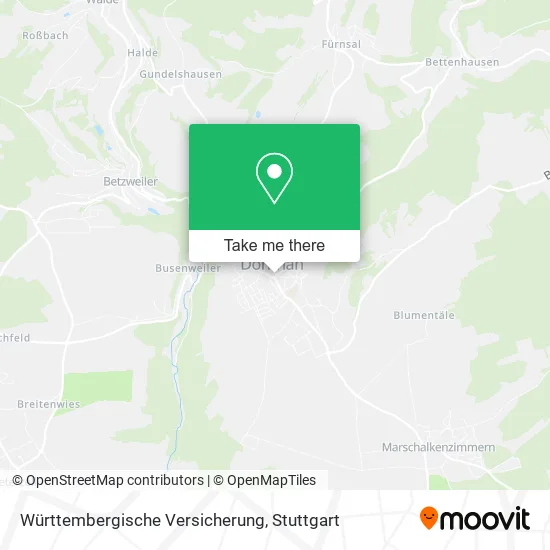 Карта Württembergische Versicherung