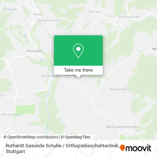 Карта Ruthardt Gesunde Schuhe / Orthopädieschuhtechnik
