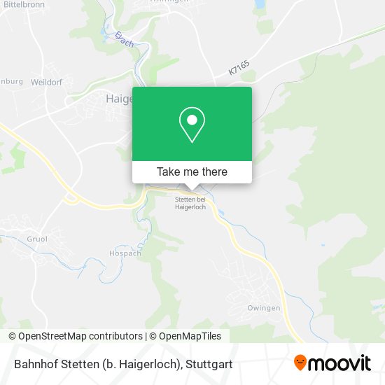 Bahnhof Stetten (b. Haigerloch) map