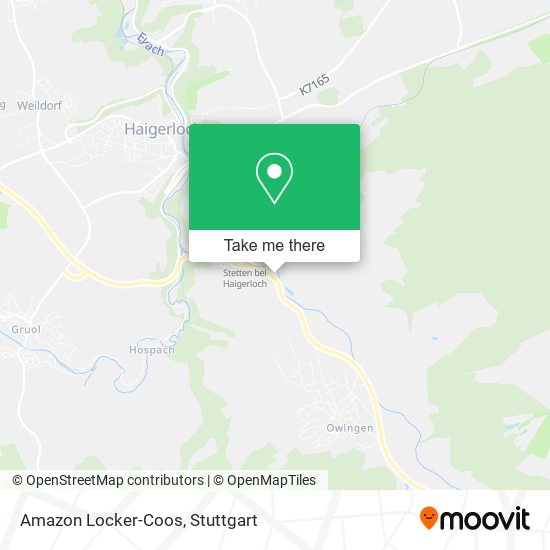 Amazon Locker-Coos map