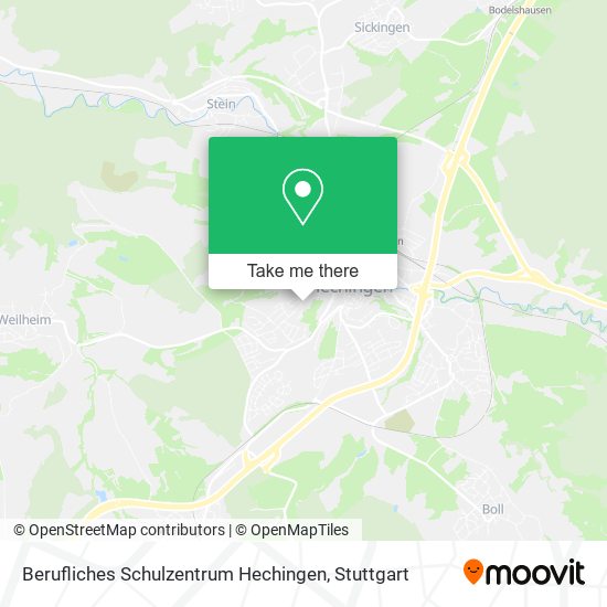 Карта Berufliches Schulzentrum Hechingen