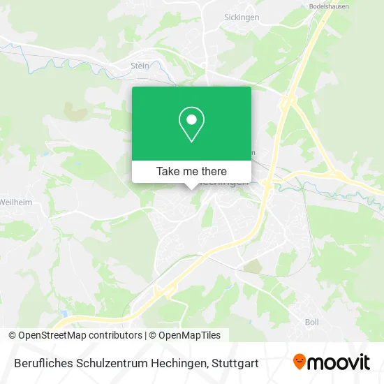 Карта Berufliches Schulzentrum Hechingen