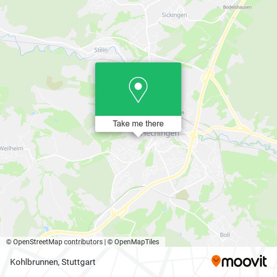 Kohlbrunnen map