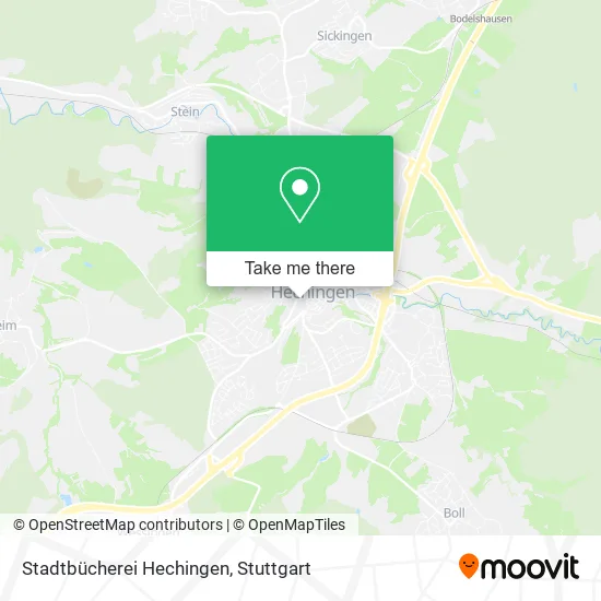 Карта Stadtbücherei Hechingen