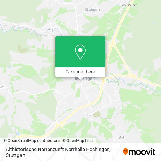 Althistorische Narrenzunft Narrhalla Hechingen map