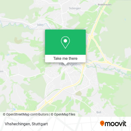 Карта Vhshechingen