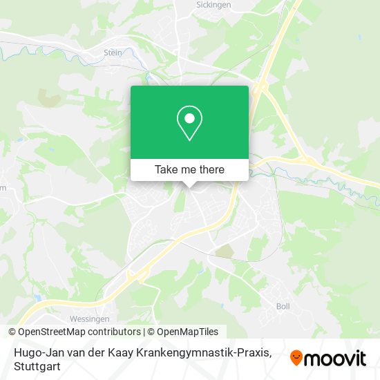 Hugo-Jan van der Kaay Krankengymnastik-Praxis map