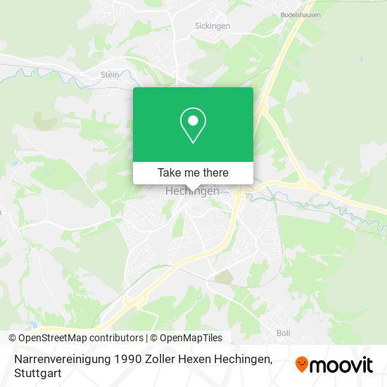 Narrenvereinigung 1990 Zoller Hexen Hechingen map