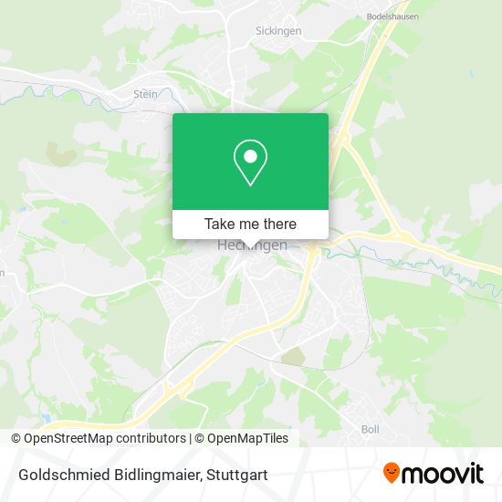 Карта Goldschmied Bidlingmaier